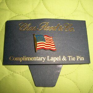 NWOT Chas Reed & Co Complementary Lapel & Tie Pin